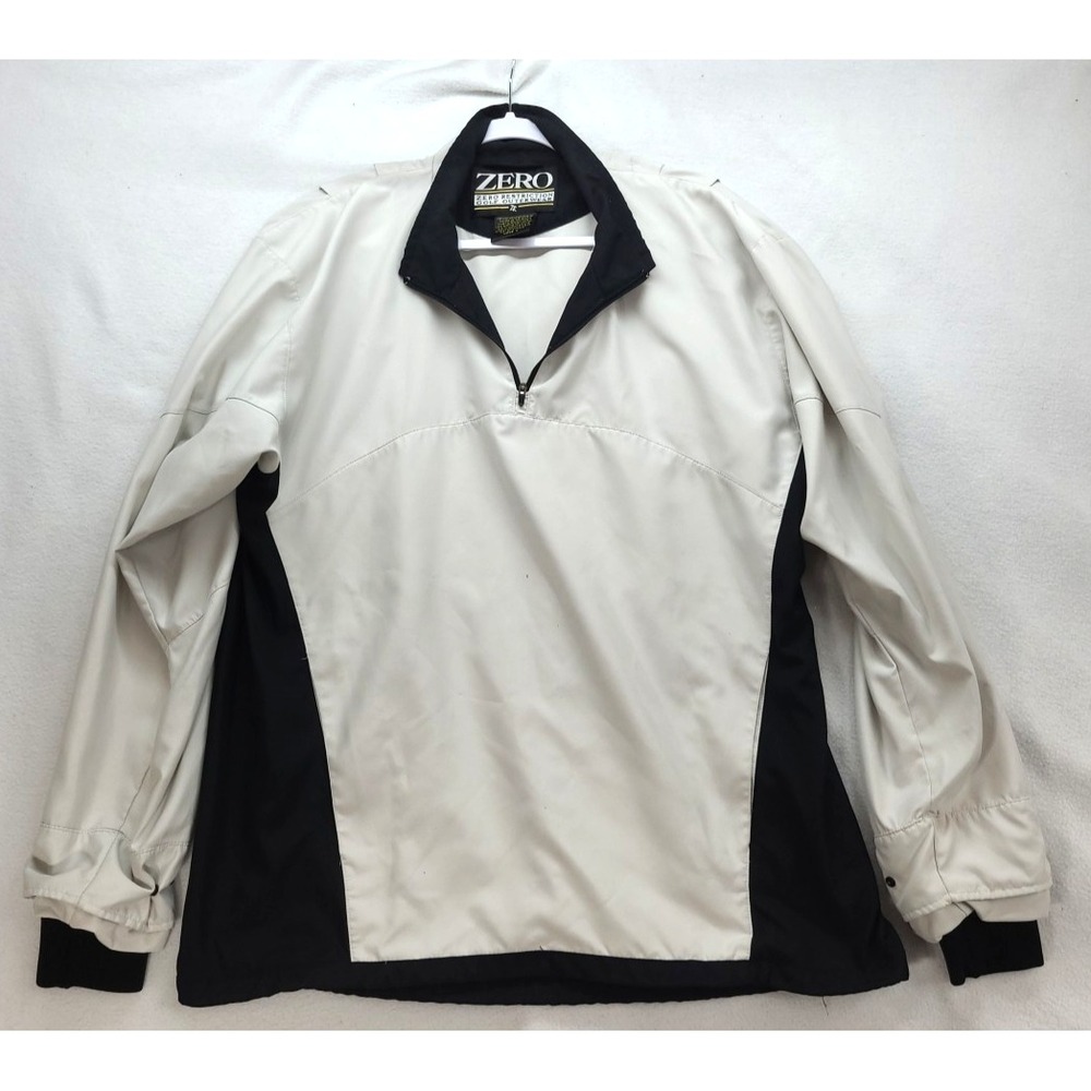 Zero Restriction 1/4 Zip Pullover Windbreaker Lightweight Golf Jacket Mens L